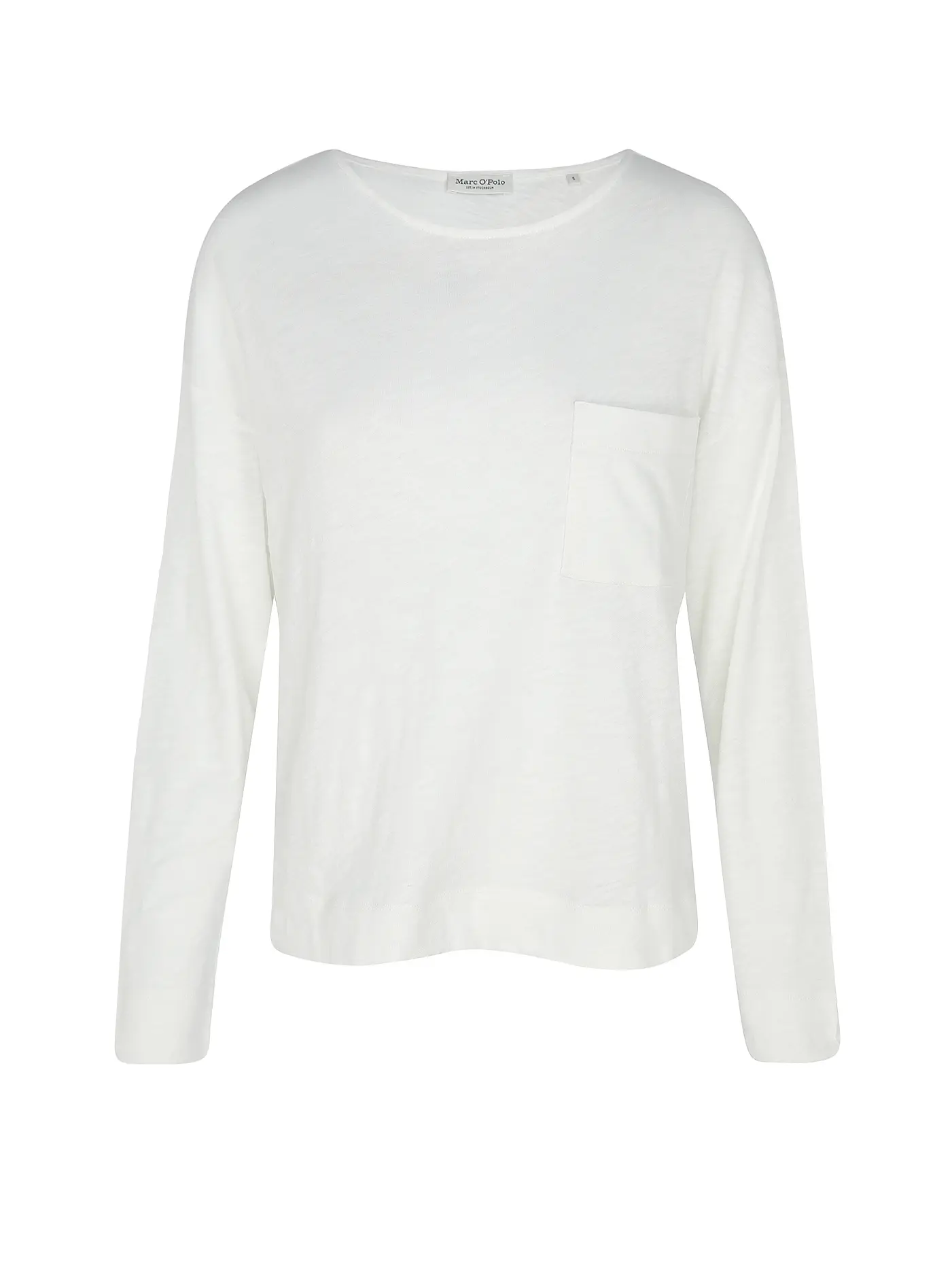 MARC O'POLO | Langarmshirt | weiss